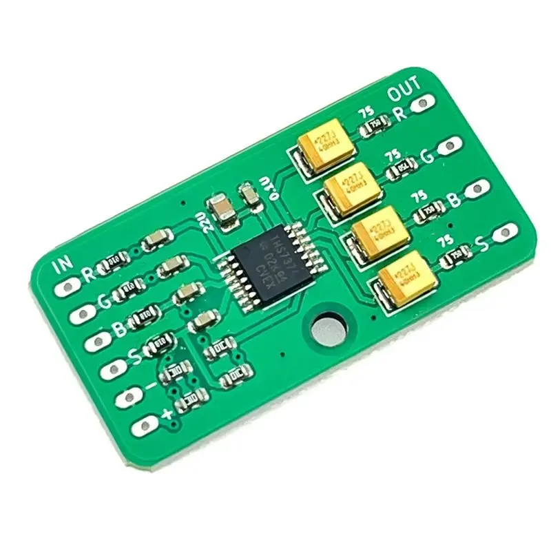 

ABDE-For PCE Turbografx-16 RGB AMP Vedio Video Amplifier Board Upgraded For PC Engine THS7374