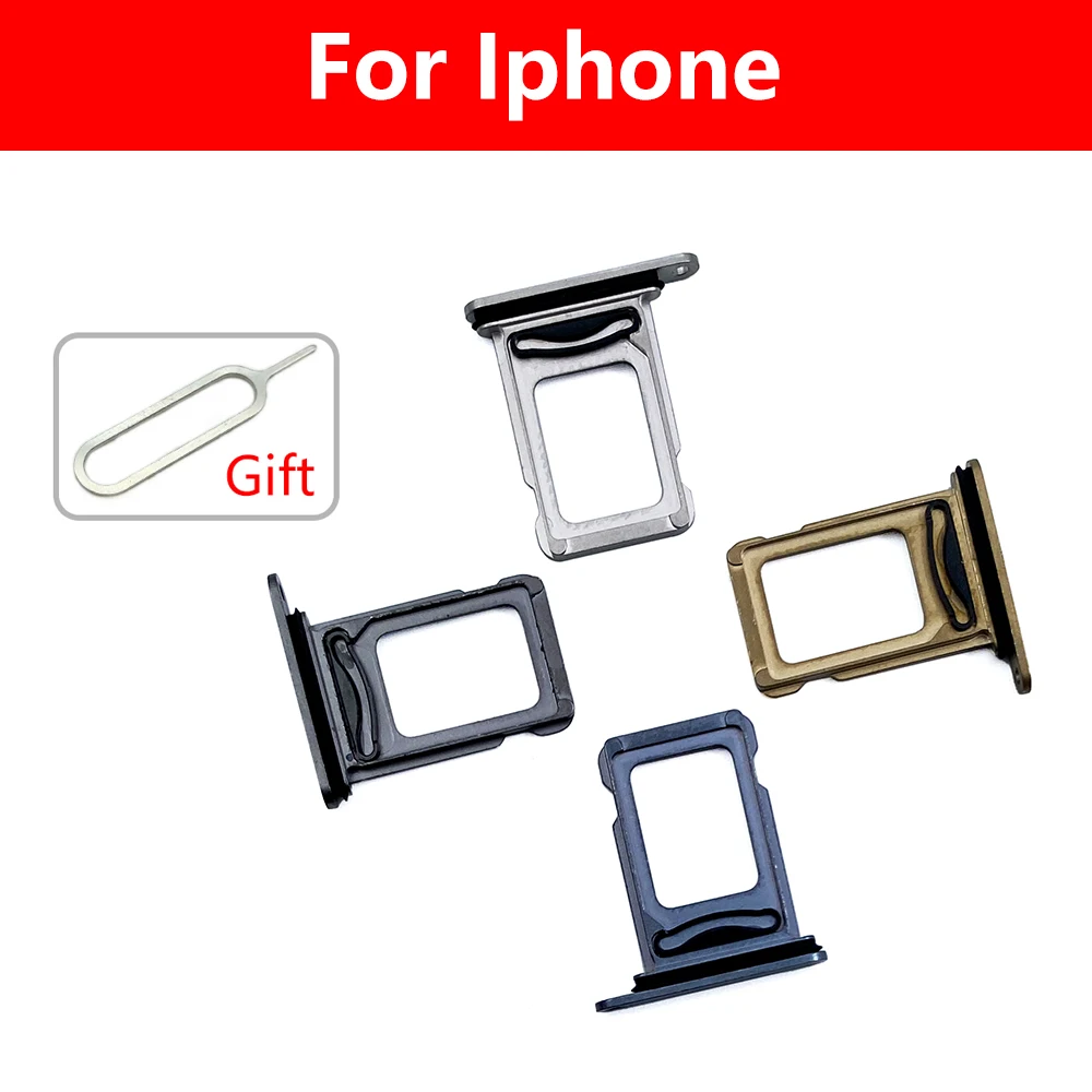 20 Pcs Dual SIM Card Tray For Iphone 13 Pro Max SIM Slot Holder Socket Adapter Replacement