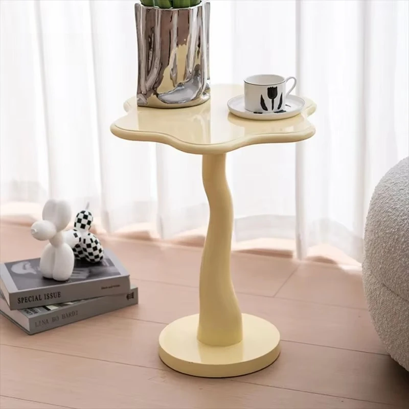 Premium Cloud Shaped Coffee Table, Minimalist Organic Shape Accent Side Table for Modern Living Room Lounge