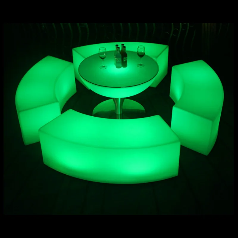 

Customized LED luminescent tables and chairs, outdoor bars, leisure stools, KTV loose tables, colorful creative furniture