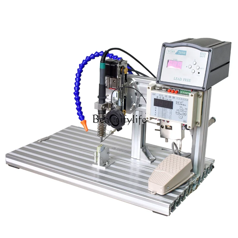 

3Semi-automatic soldering machine Circuit board welding machine Small foot-operated soldering machine