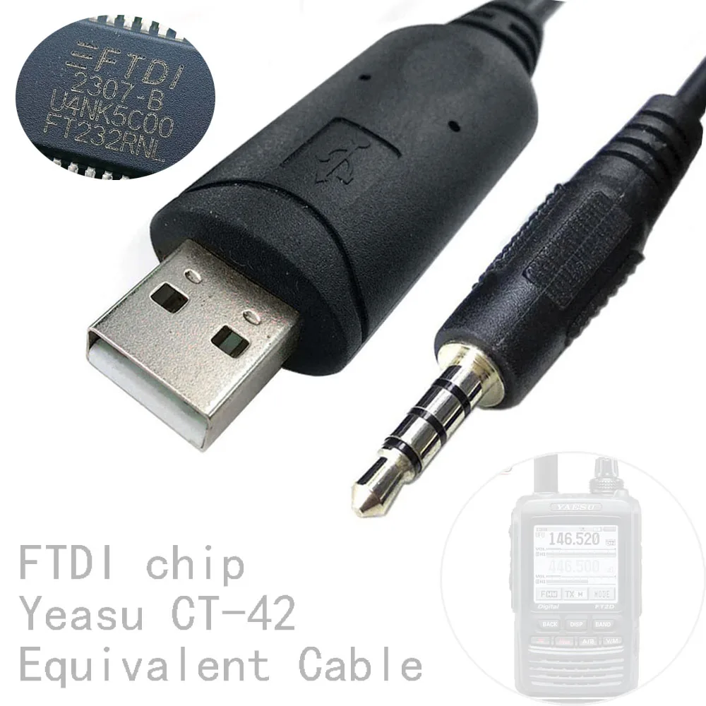 

USB to Stereo 3.5 4P Yeasu/CT-42 FT-2D/R 60R 70D Digital/Handhold/Radio Program/Clone Cable