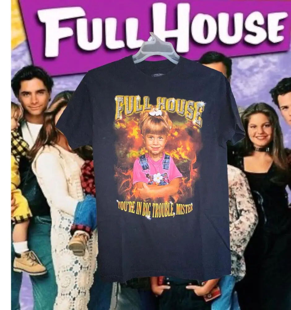 Full House Michelle Tanner “You’re In Big Trouble Mister” Album Cover Tee