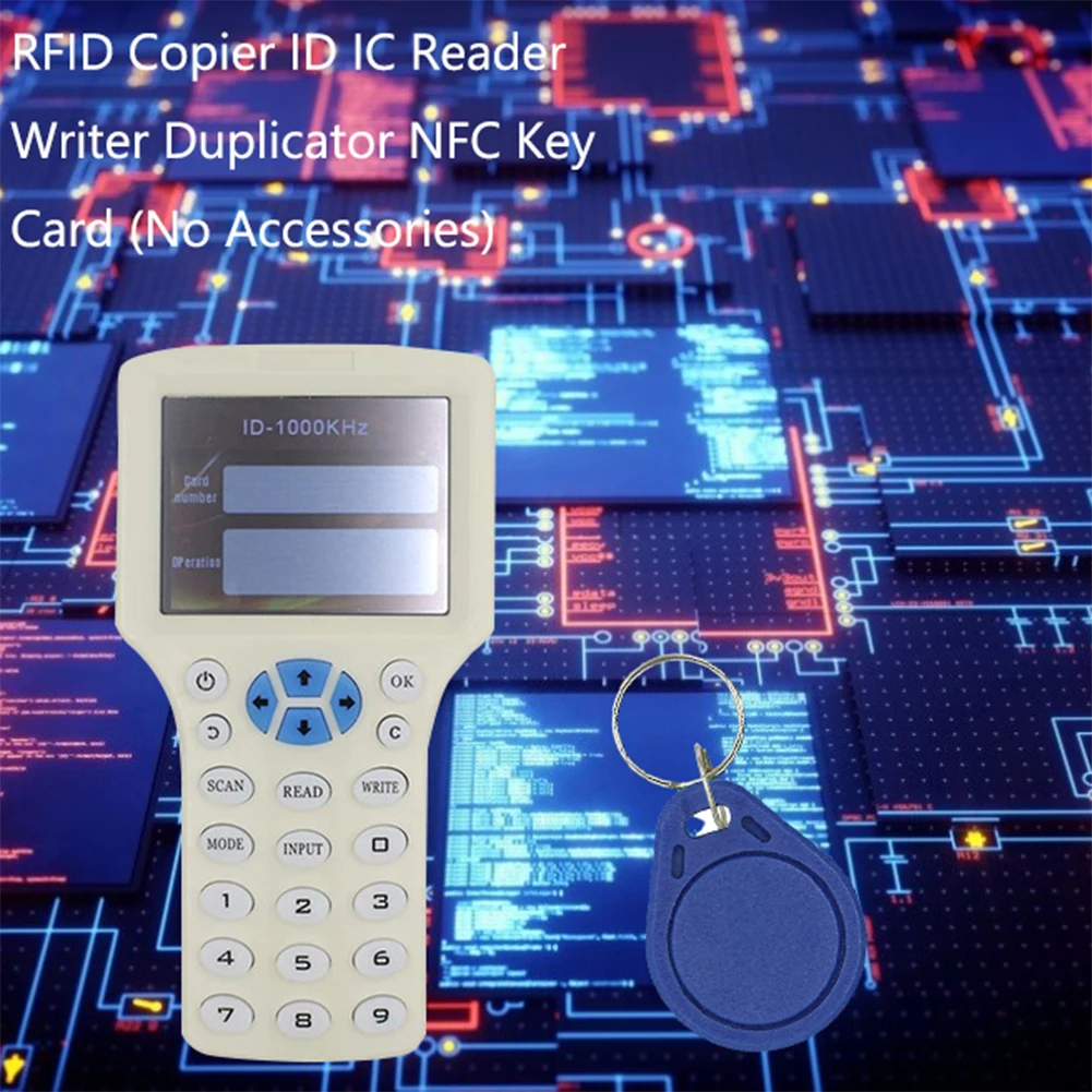 

RFID NFC IC ID Reader Frequency RFID Access Control Card Duplicator Encryption Card Writer Smart Key Copier