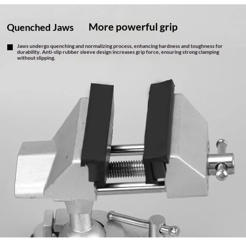 360 Degree Rotation Table Vise Suction Cup Screw Repair Tool Vice Clamp Woodworking Table Vise Clamp Grinder