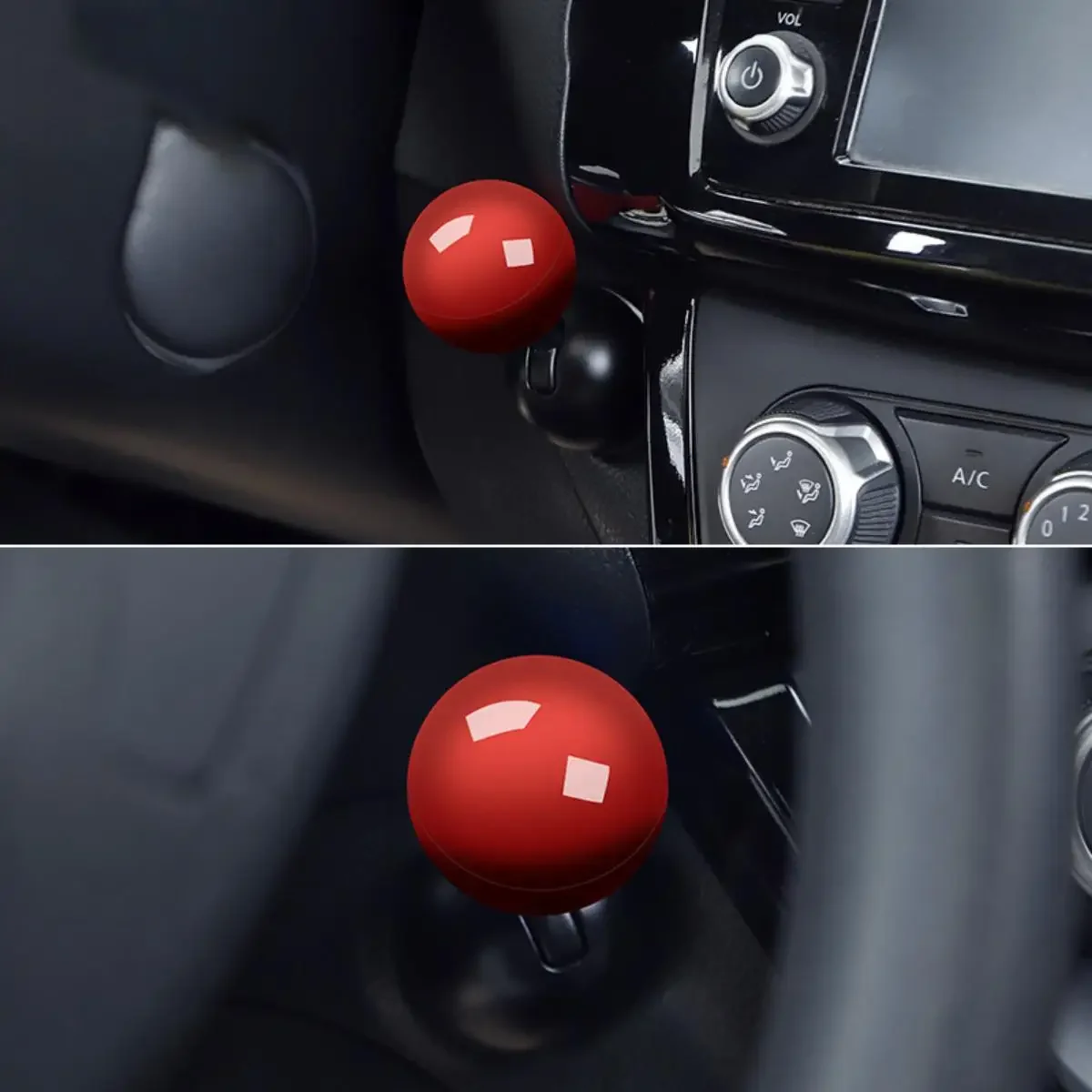 Car ignition starter lever decoration starter lever decoration universal one-touch start button cover, easy to install