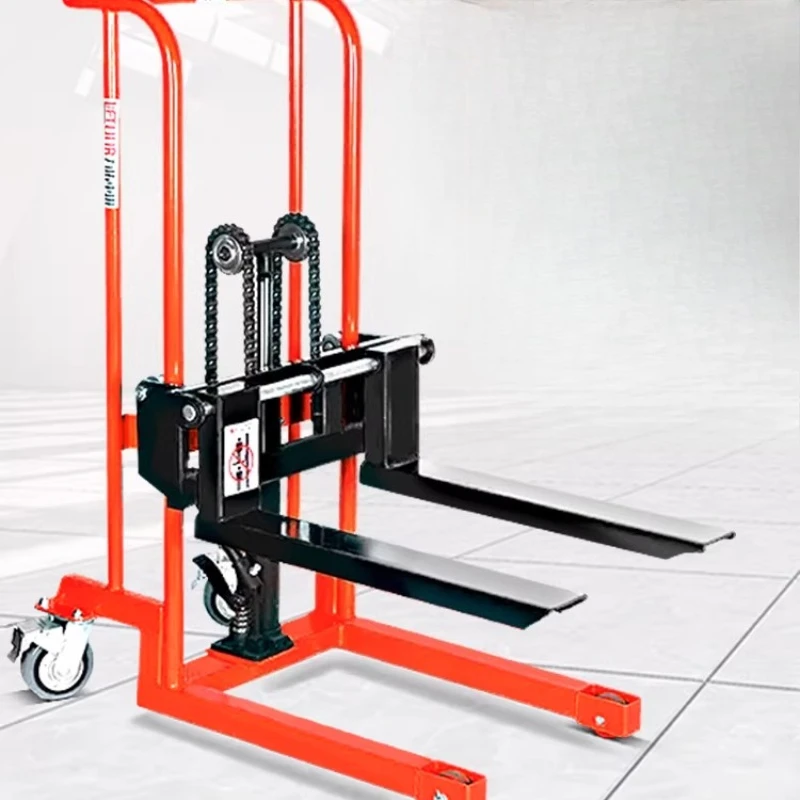 Strengthened Forklift Truck Manual Hydraulic Lightweight Forklift Truck Compact Commercial Furniture Carrello Elevatore ZY60CC