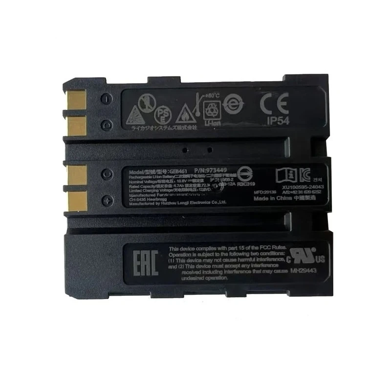 1pc GEB461 Battery for Leic TZ05 TZ08 TZ12 Total Station and RTC360 RTC360LT 3D Laser scanners Replace GEB364 Battery