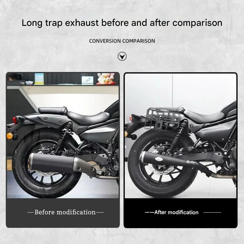 مزيل أنبوب العادم 500 الجانب الأيمن واحد خارج موجة الصوت الرجعية 500 مزيل المزيل 500 #4