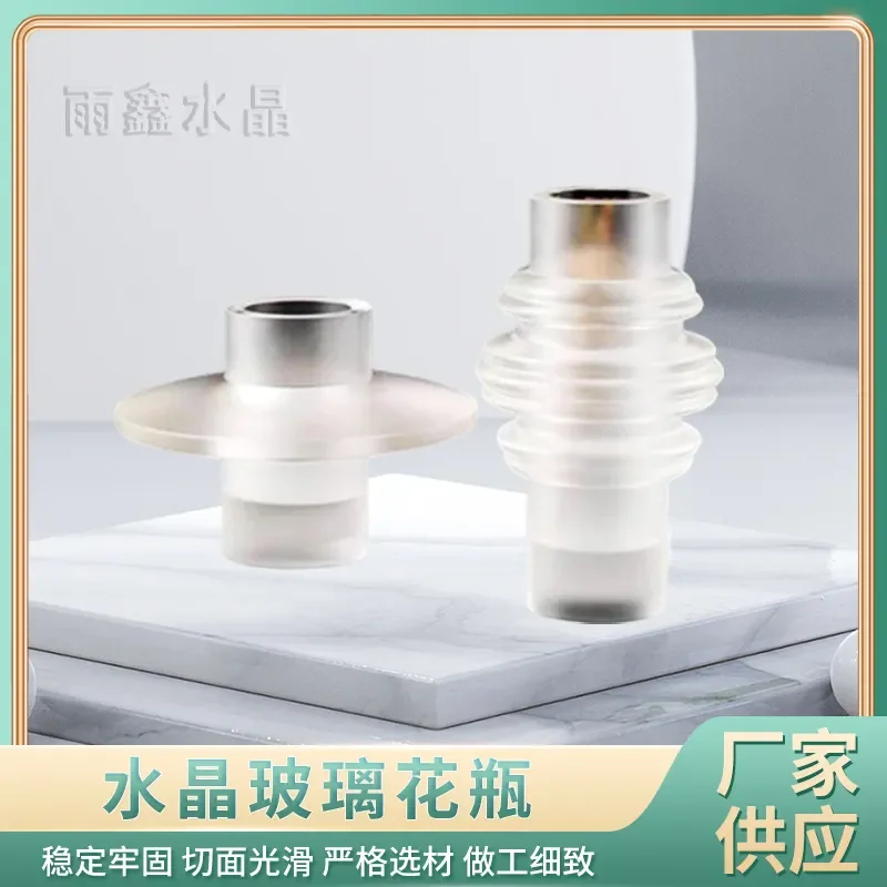 for Nordic Ceramic Vase Living Room Flower Arrangement Ornament Light Luxury Ins Style Transparent Water Simulation Vase