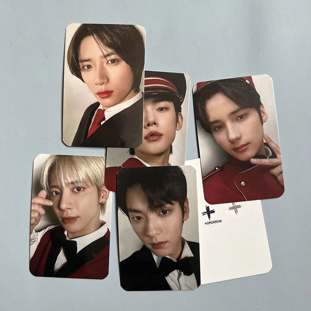 5Pcs/Set KPOP Postcards Soobin Yeonjun Beomgyu Taehyun Hueningkai Photocard Fanclub 2023 Double-Sided LOMO Cards Fans Collection