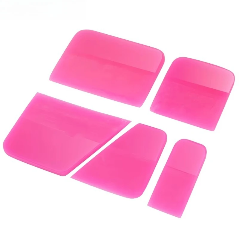 Red Custom Sizes Squeegee Car Tool Rubber Scraper for Paint Protection Film Installation