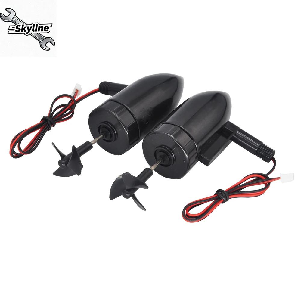 7.4V 12V Underwater Thruster 390 Brushed Motor Engine 13cm Waterproof Propeller With 3-Blades Propeller for RC Bait Boat Parts