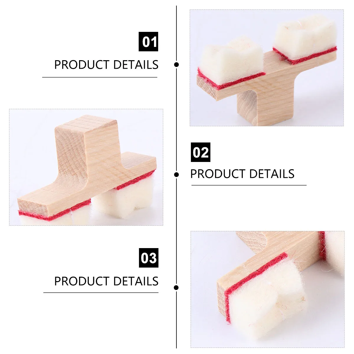 

2 PCS Piano Stop Maintenance Tool Block Vertical Supplies Accessories