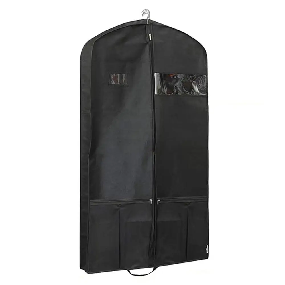 Waterproof Suit Travel Covers Foldable Hanging Garment Bag Non-woven Fabric Moisture-proof Dustproof Clothing Covers Travel