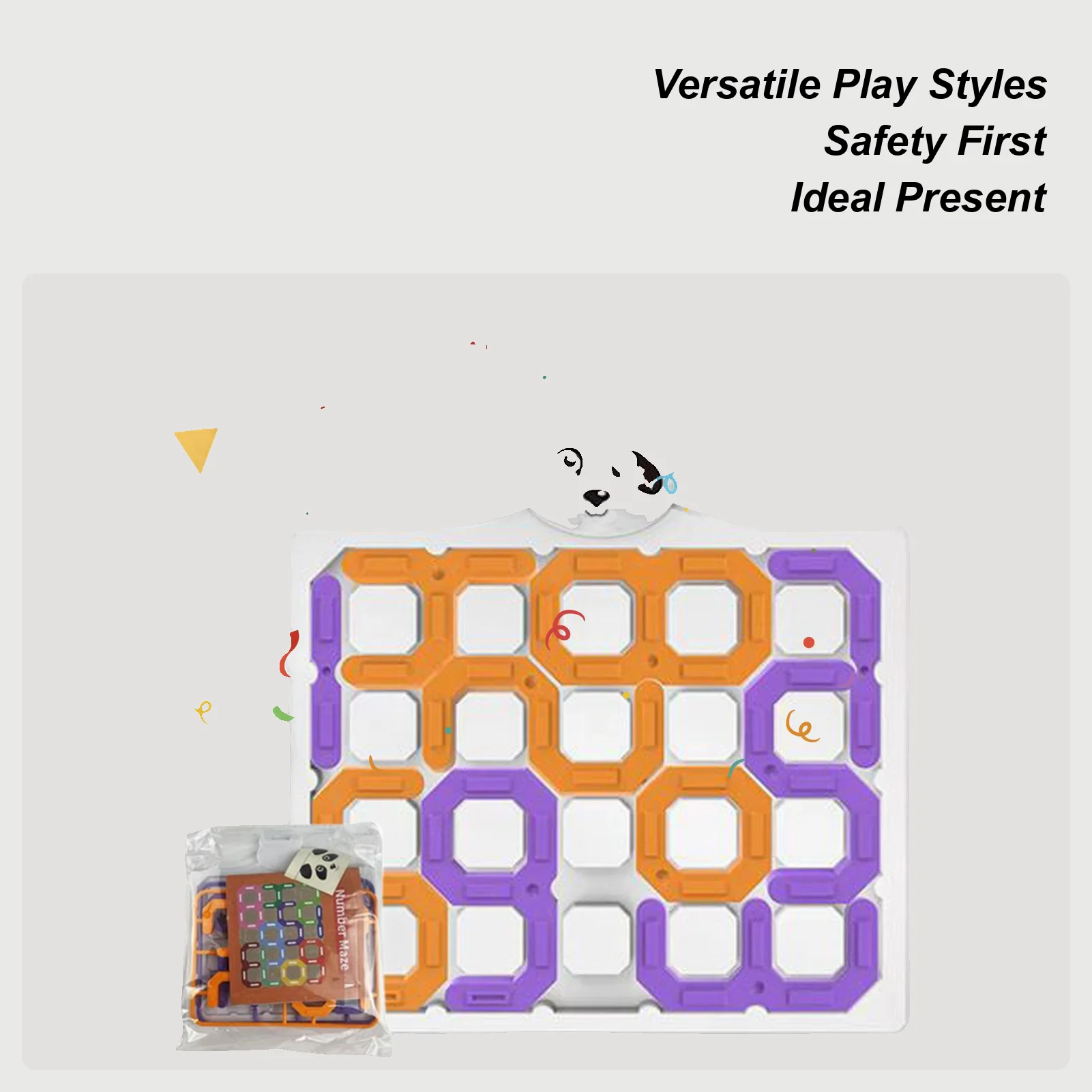 Number Puzzle Number Maze Game For Kid Interactive Educational Playgame Toy For Girl Home Playtime Boy Hand-Eye Coordination