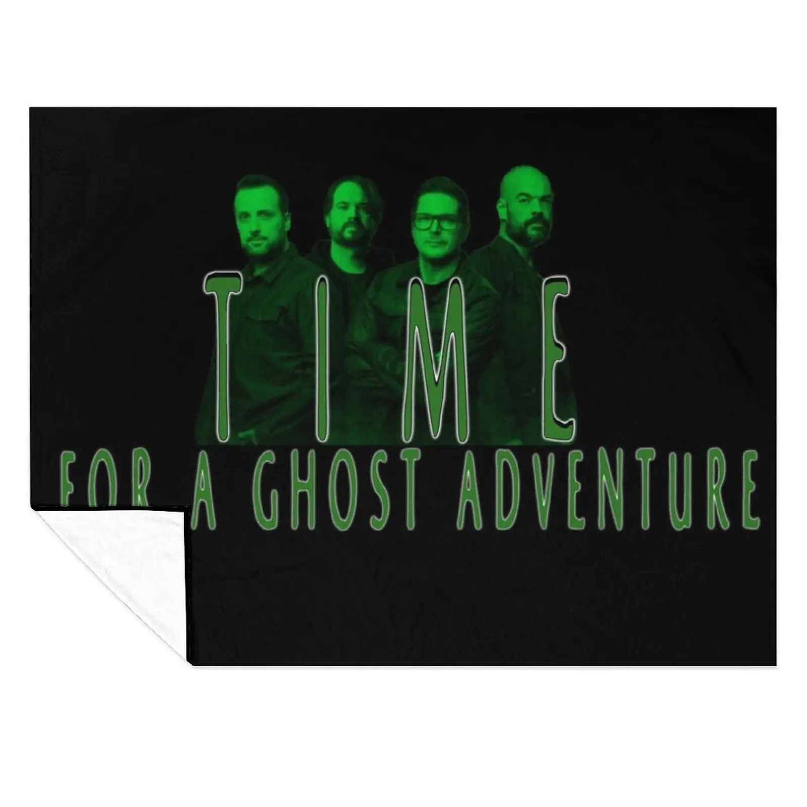 

TIME FOR A GHOST ADVENTURE Throw Blanket Beach Blankets For Baby Thermals For Travel Blankets