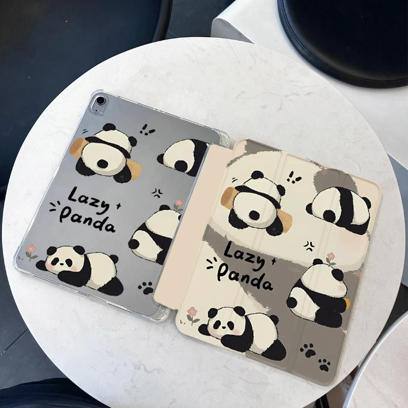 

Pro 11 2nd 3rd 4th IPad Air 4 10.9 2020 Air 5 Smart Cover Case Ipad 2017 2018 9.7inch 10.2 7th 8th 9th Gen Angry Panda PC Shell