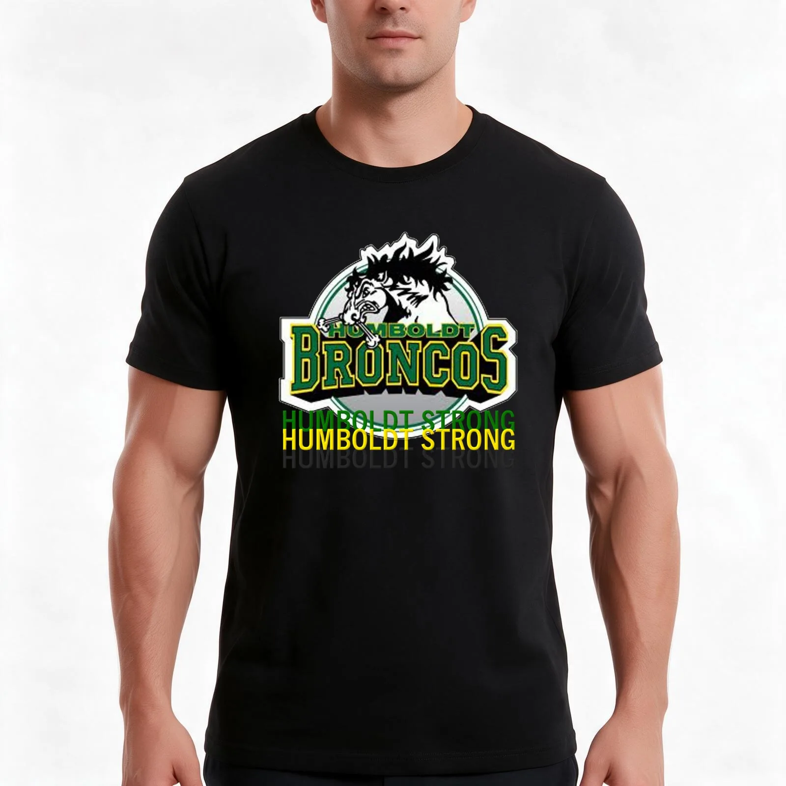 Humboldt Strong Remember The Humboldt Broncos T-Shirt Summer Casual Cotton Tee Oversized Streetwear Tops Unisex Men Women