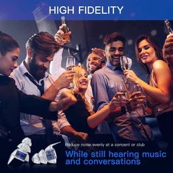 1 çift gürültü iptal kulak tıkaçları gürültü azaltma kulak koruyucu fişler için esnek kulaklıklar uyku çalışma konser işitme