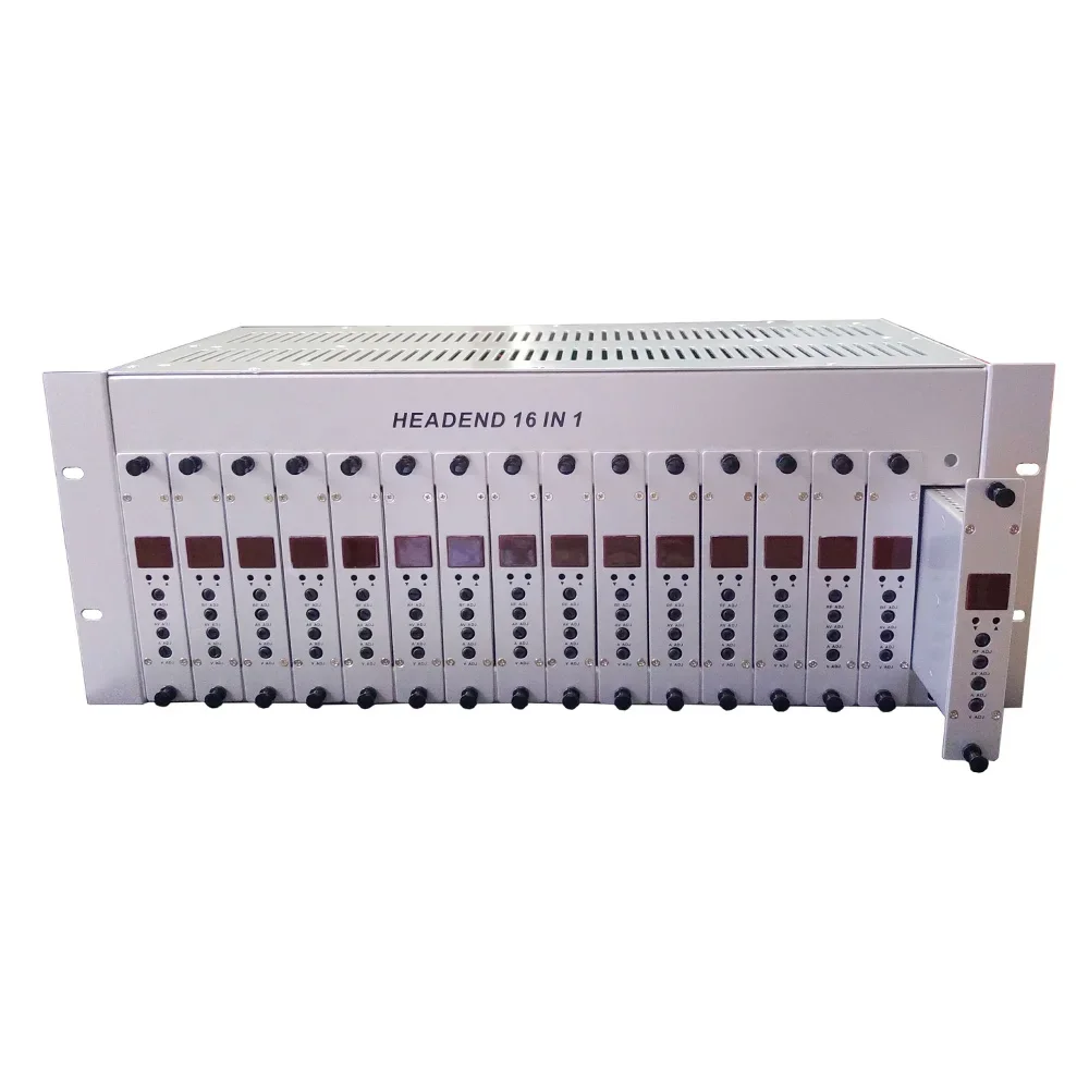 

Rack Mounted CATV Analog Agile Modulator 16 in 1 Modulator