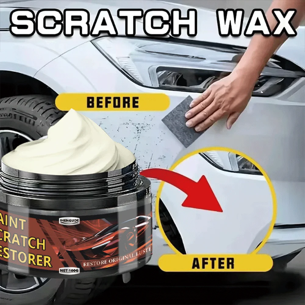 Multi-Purpose Car Scratch Repairer - 24-Hour Fast-Acting DIY Tool for Quick Car Repairs, Gloss Enhancement and More | 50g
