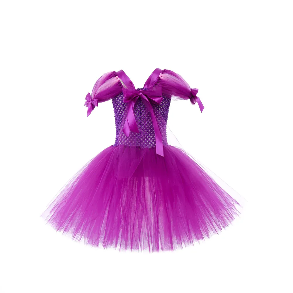 Vestido de tutú de tul de princesa para niñas, traje de baile de Tiara para niños, vestidos de fiesta de Cosplay, atuendo de cumpleaños para bebés, lo último