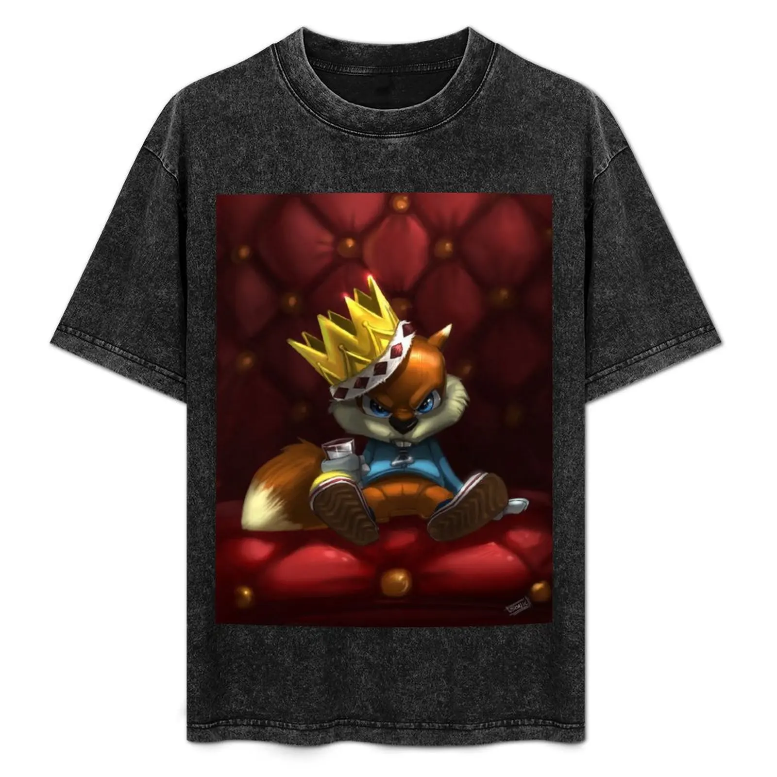 Camiseta Conker informal, transpirable, de manga corta