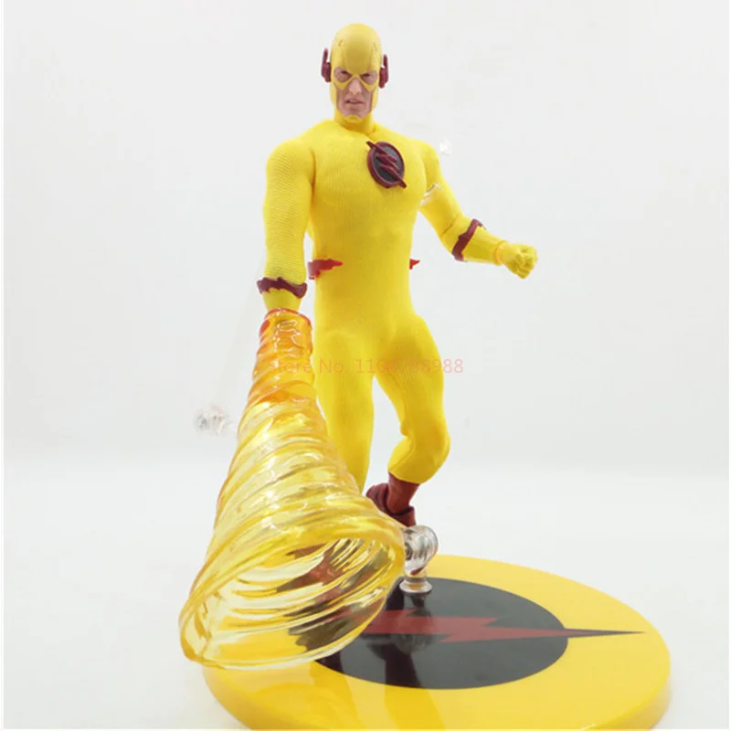 op voorraad DC Superhero Mier 6-inch Doek Kleding 1.2e Generatie Rode en Gele Flash Reverse Flash Box Set De Flash