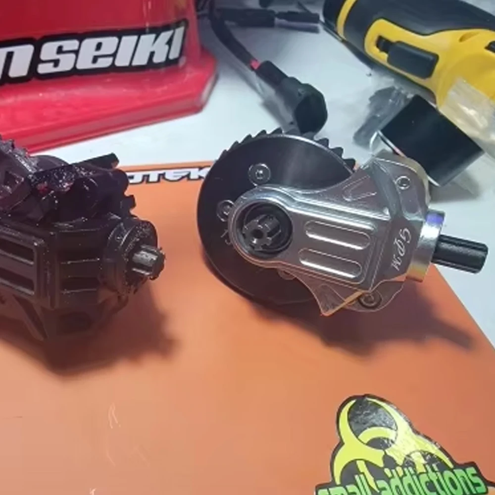 GPM Metal Front Rear 13T 37T Diff Set ARA310956 ARA311155 for ARRMA 1/10 Kraton Outcast Granite Big Rock Vorteks Senton 3S V3 V4