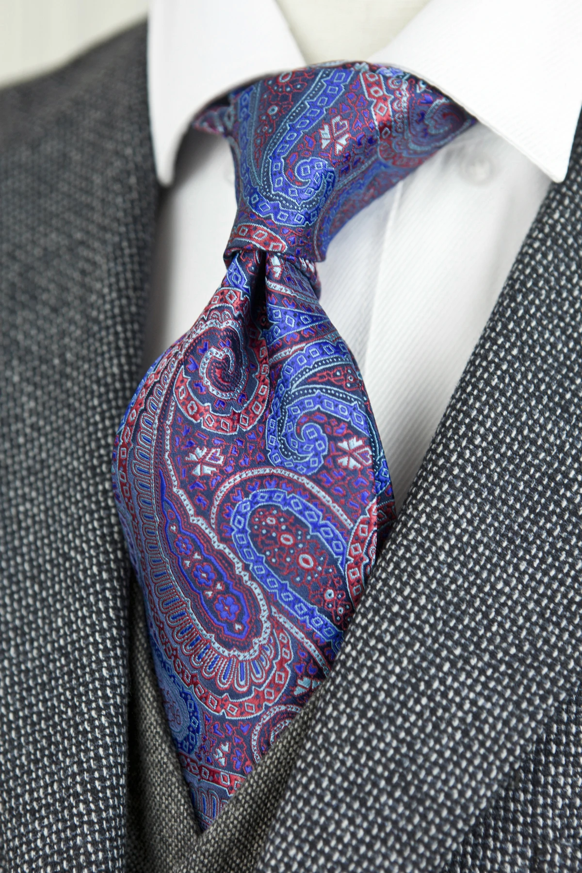 Paisley Multicolor Mens Ties Neckties 100% Silk Jacquard Woven Fashion Suit Gift For Men Casual Brand New