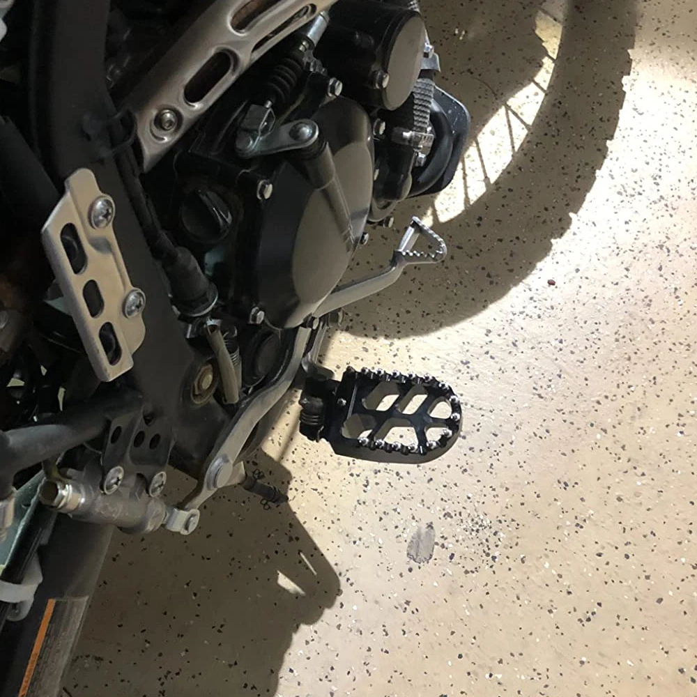 Für Kawasaki KLX300R KLX300S KLX300SM KLX650 KLX650R KLR650 KLX 300R 300SM KLR 650 Zubehör Fußstützen Fußrasten Pedale – Detail 6