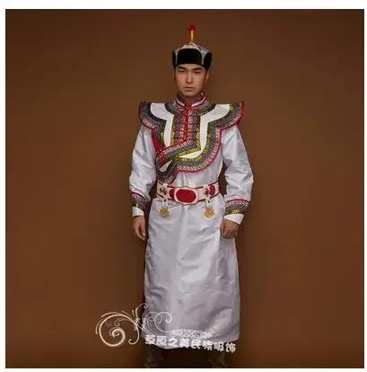 Daily Wedding Dress New Product Mongolian Robe Men's Ethnic Minority Not Include Hat