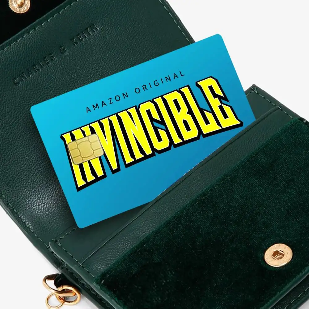 I-Invincible Anime 100% رائجة البيع Amine الائتمان الخصم البنك بطاقة حافلة بطاقة فيلم الجلد ملصق #3