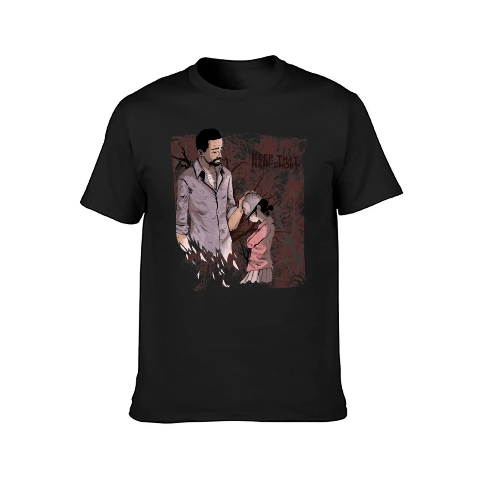 Walking Dead - Lee and Clementine T-Shirt shirts graphic tees graphics cute clothes sweat shirts, men