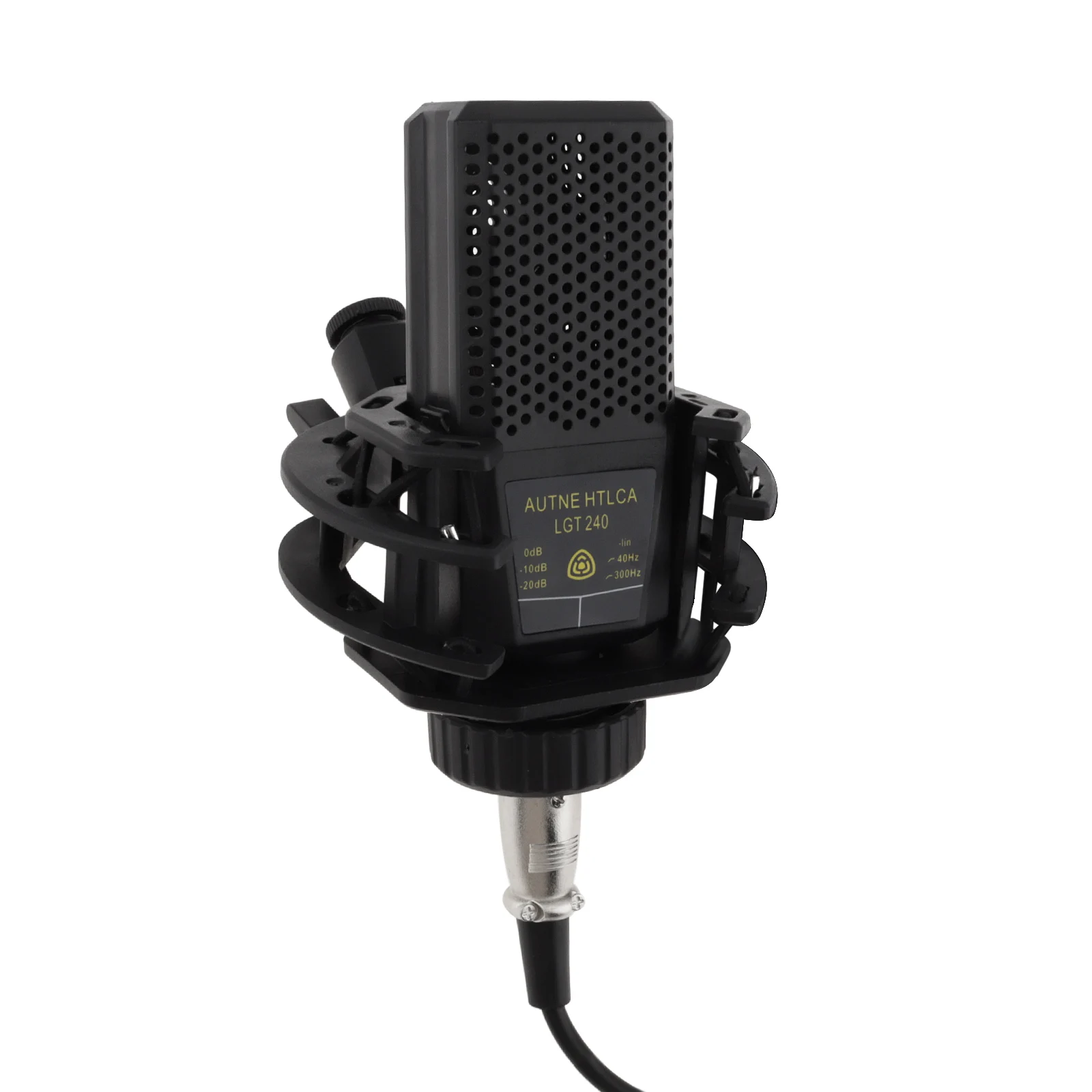 LGT240 Professionele Condensator Microfoon Mic Grote Diafragma Vierkante Computer Mobiele Telefoon Voor K Lied Live Streaming Microfoon