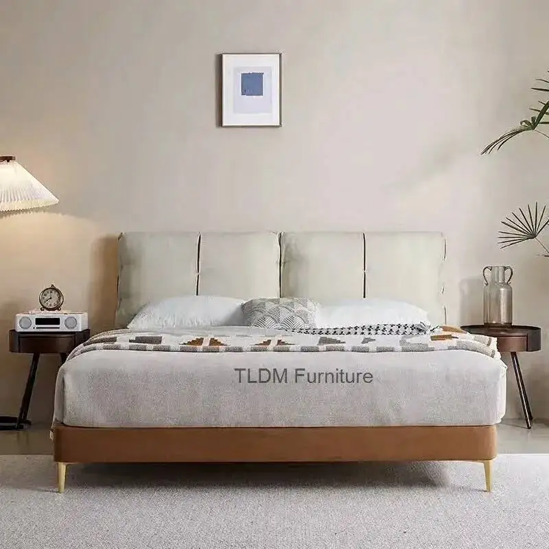 for Washable Headboard Cotton Removable and Bedroom Linen Headboards Soft-padded for Minimalist Double Furniture Bed Modern Home
