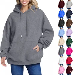 Plain Fleece Hoodies Unisex Wholesale Fashion Pullover Hoodies Women's hooded sweatshirt Women Blank Hooded Sweatshirt For Women