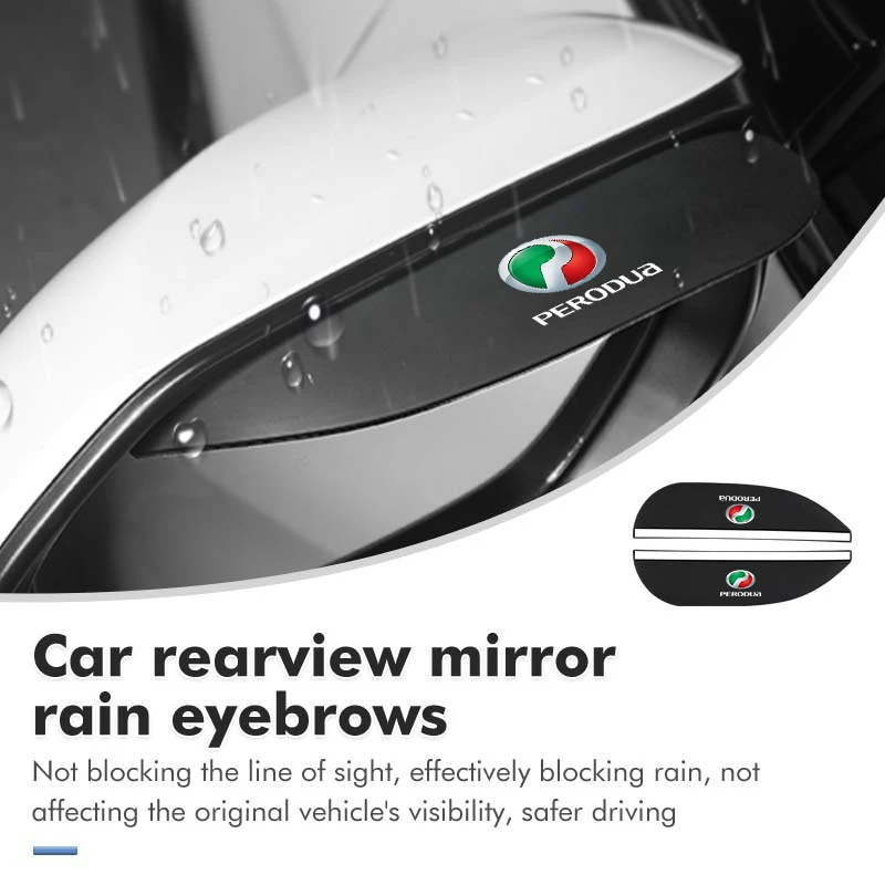 Protector de Espejo Retrovisor para Auto, Adhesivos para Perodua Facelift Myvi Ativa Gen2 Gen3 5w30 D3 Sp3 Bezza Alza