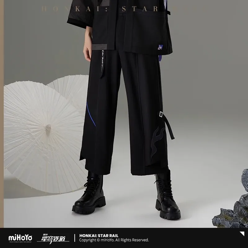 [Genuine] Anime Game Honkai: Star Rail Derivatives COSPLAY Allegra Clark Theme Series Wide Leg Pants Fashion Pants