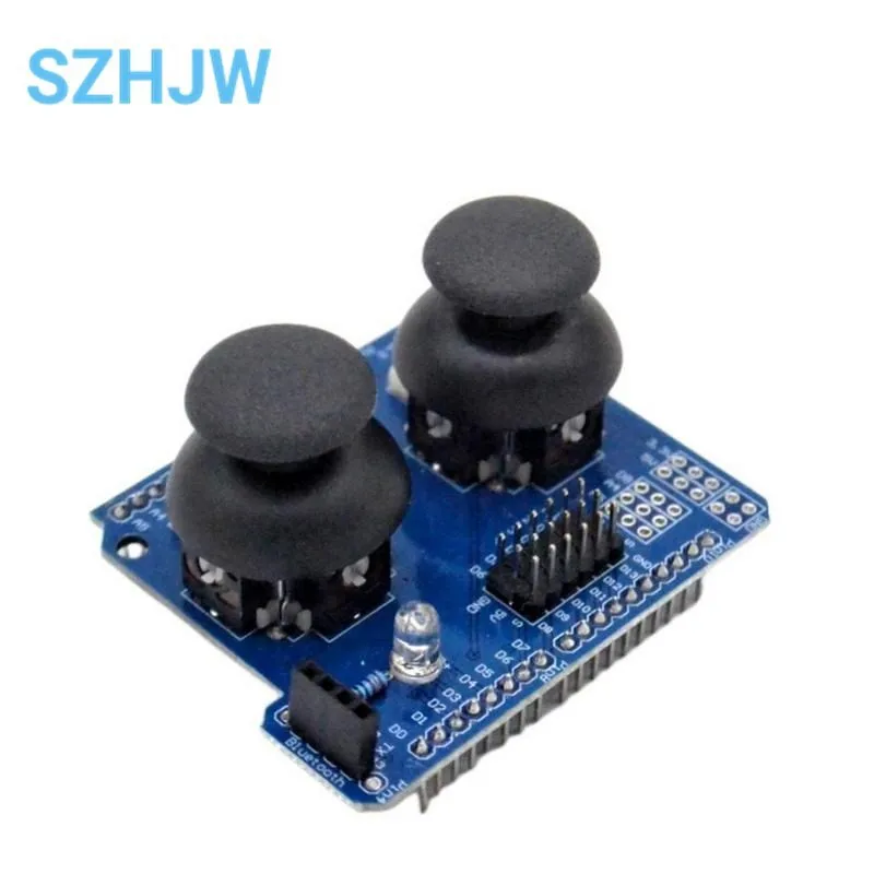 Elektronische Bouwstenen Dual Ps2 Game Joystickbutton Module Joystick Compatibel Met Uno R3