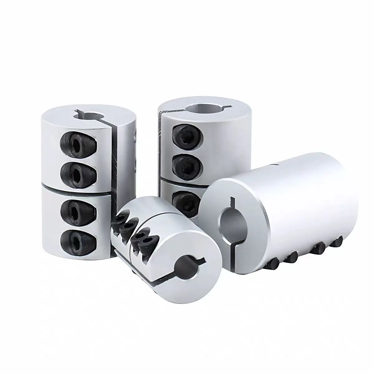 D25L35 Rigid Shaft Custom Coupler Clamp Stepping Servo Motor Coupling 3D Printer Components 5/6/6.35/8/10/12 Real Cr10ender -3