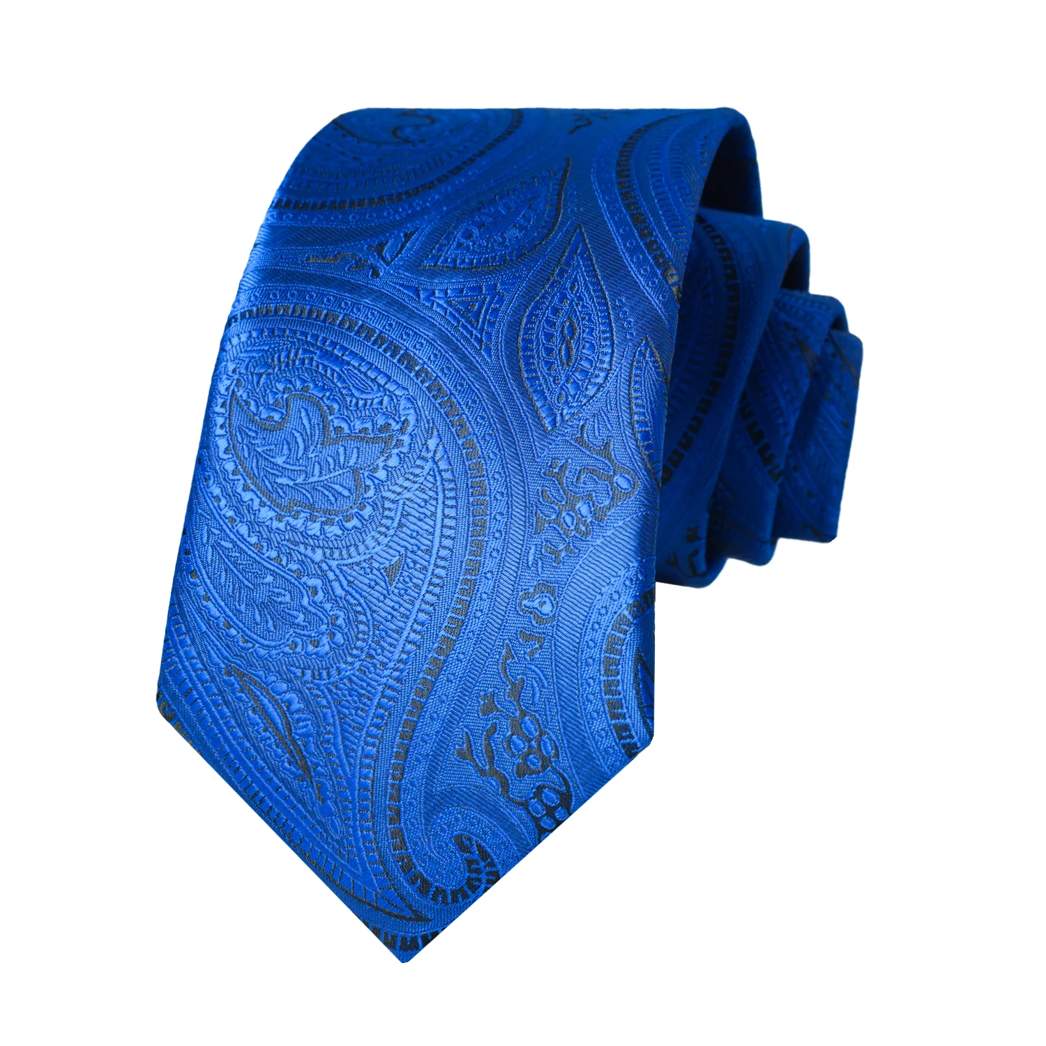 Herren Paisley Jacquard Krawatte Luxuriöse Polyester-Seidenkrawatte Klassische Formelle Business-Hochzeits-Party-Krawatte Modisches Anzug-Accessoire – Detail 23