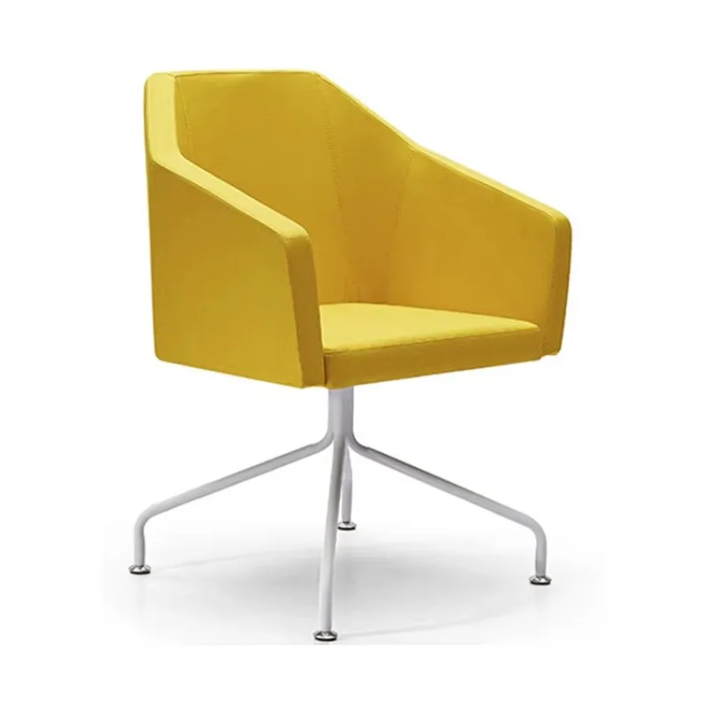 Modern designer furniture lounge casual fabric living room chair home furniture accent armrest sofa meeting office chair