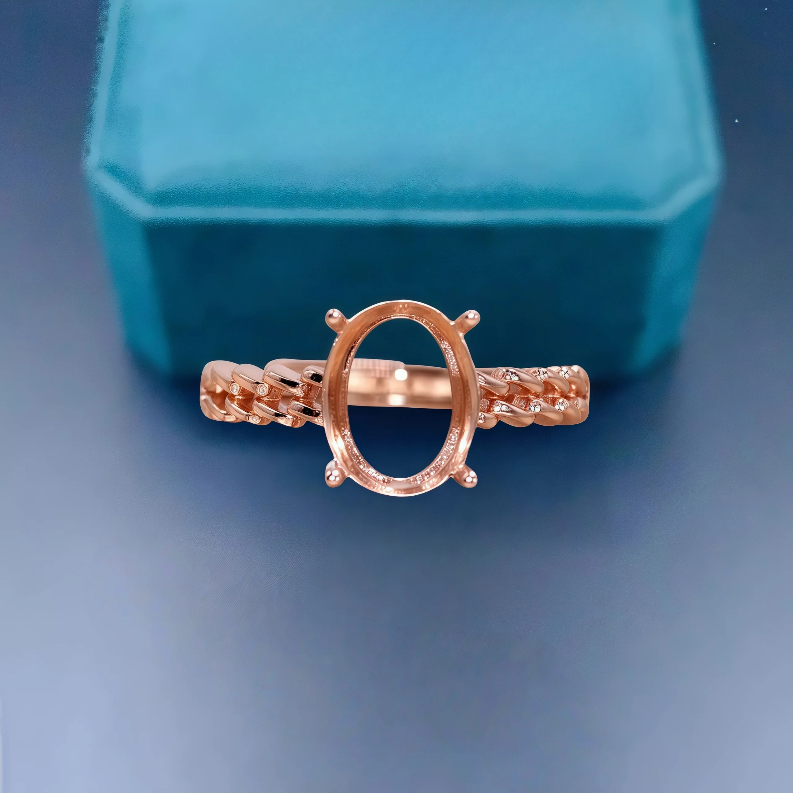 

L S925 Sterling Silver DIY Empty Holder Ring Setting 3*4/4*6/5*7/6*8/7*9/8*10mm Elliptical Stone Fine Charm Jewelry for Woman