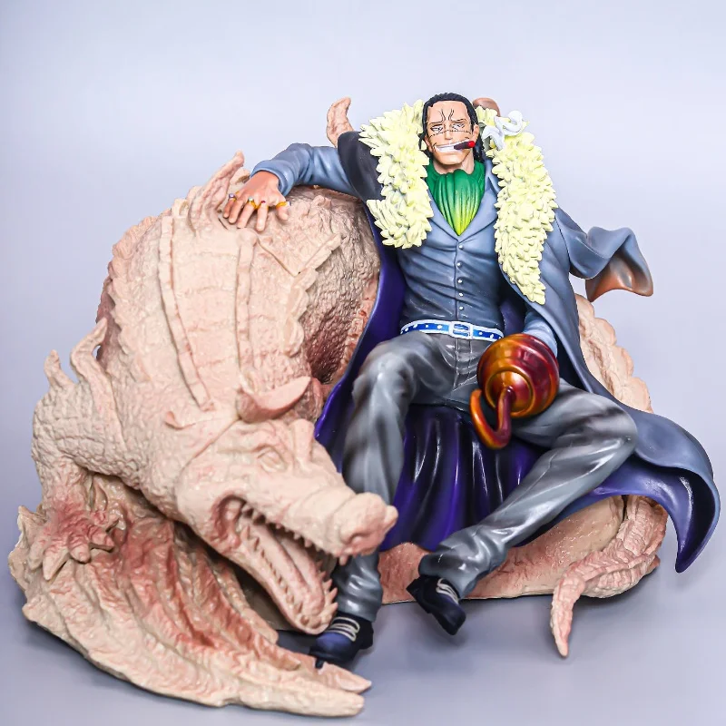 

One Piece Anime Character Desert King Mr. Crocodile Pvc Statue Model Collection Room Decoration Gift Hand Model Scene Decoration