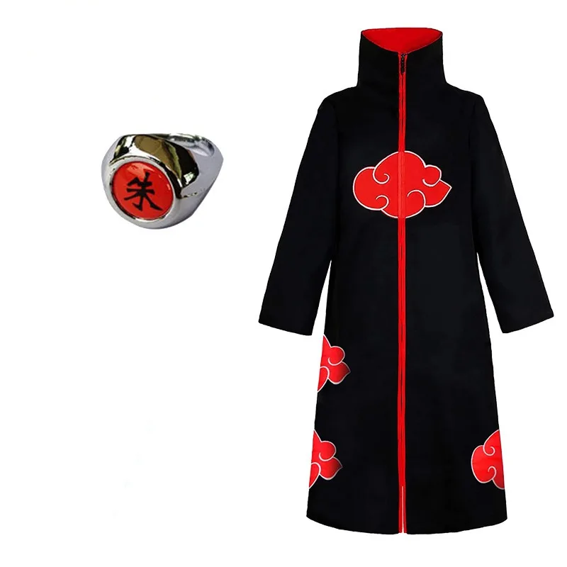 NARUTO Uchiha Itachi zweidimensionale kreative Cartoon Cosplay Kostüm Persönlichkeit Anime Akatsuki periphere Organisation Umhang – Detail 10