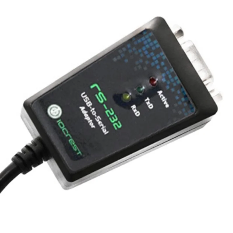 C9-IOCREST USB 2.0 zu seriellem RS-232 DB9 9Pin Adapter Konverterkabel FTDI Chipsatz USB zu RS232 UNTERSTÜTZUNG WIN10 Länge 1M