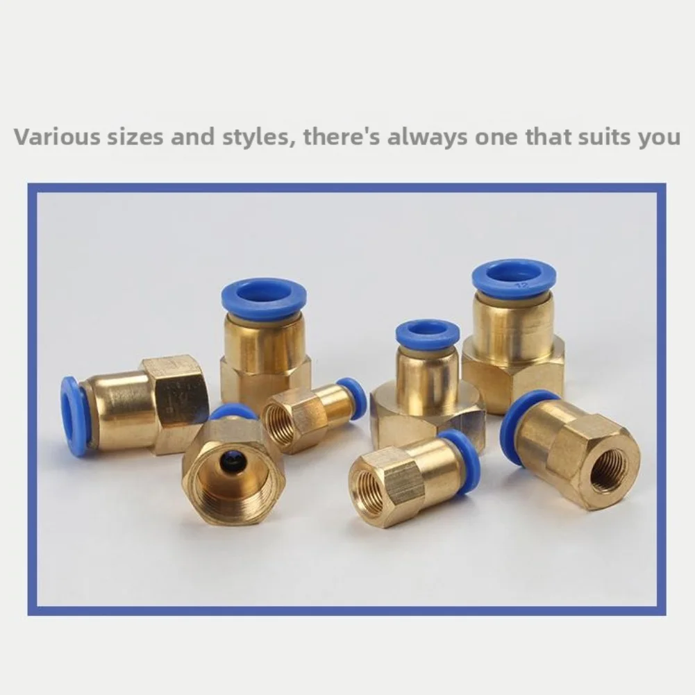 For Durable Pneumatic Elbow Quick Connector with Internal Thread and For Zero Leakage Sealing for System Reliability