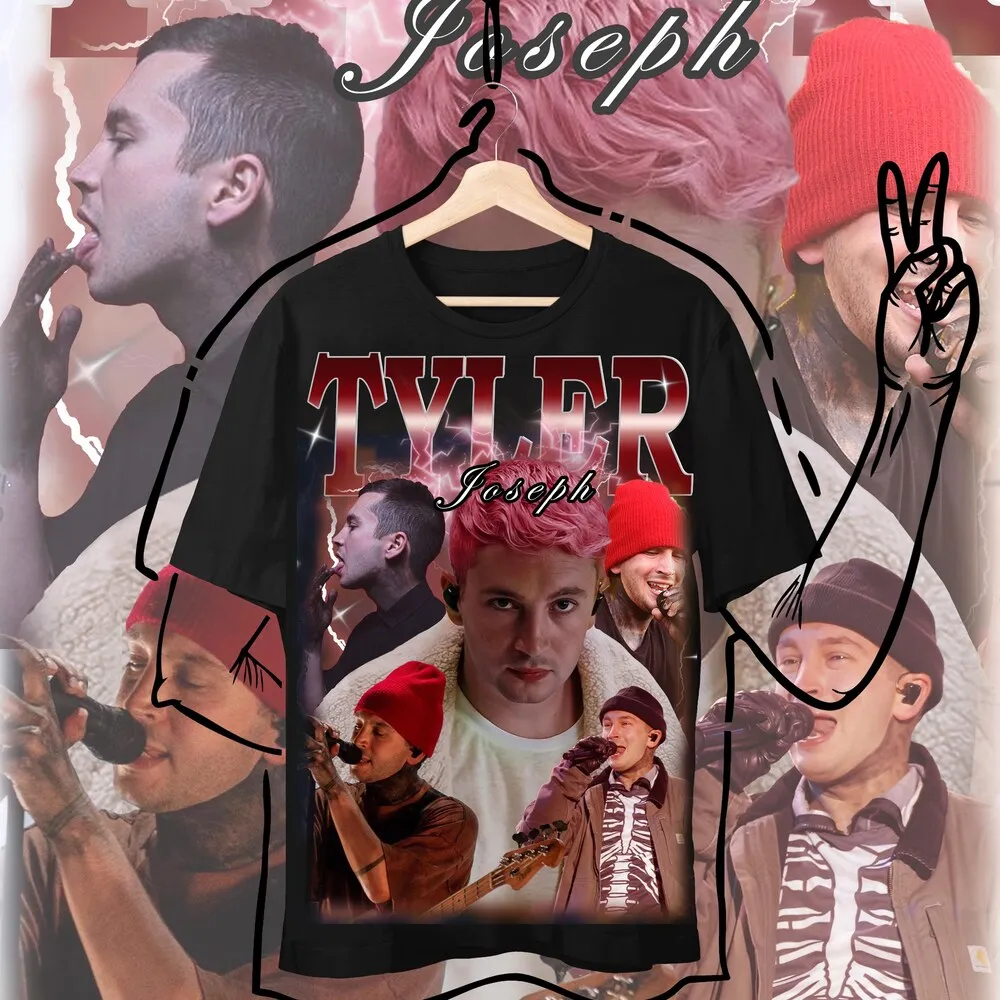 Tyler Joseph Vintage T-Shirt Tyler Joseph Tee Retro 90 Fans Homage T-shirt Tyler Joseph Retro 90s Sweatshirt Tyler Joseph Merch